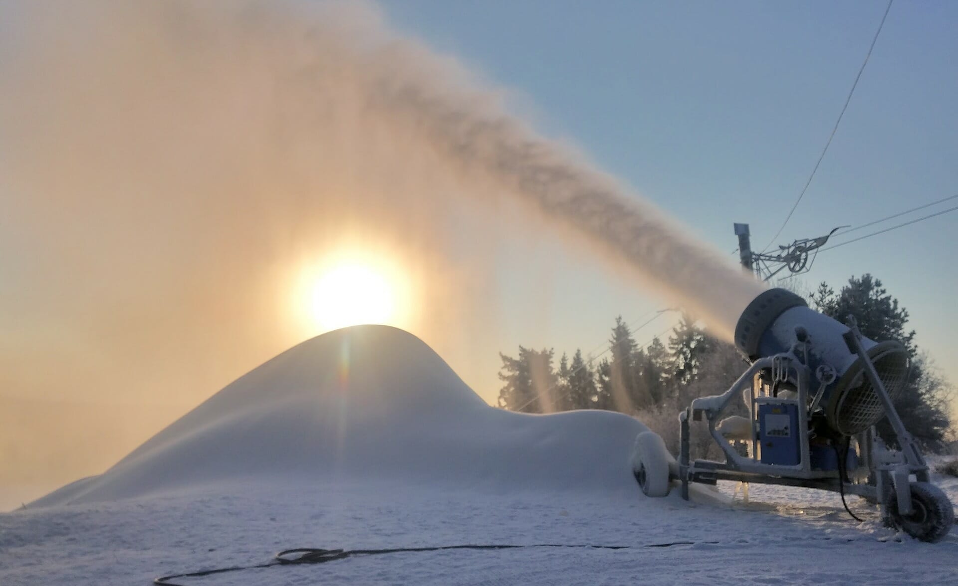 investeer in sneeuw machine startup