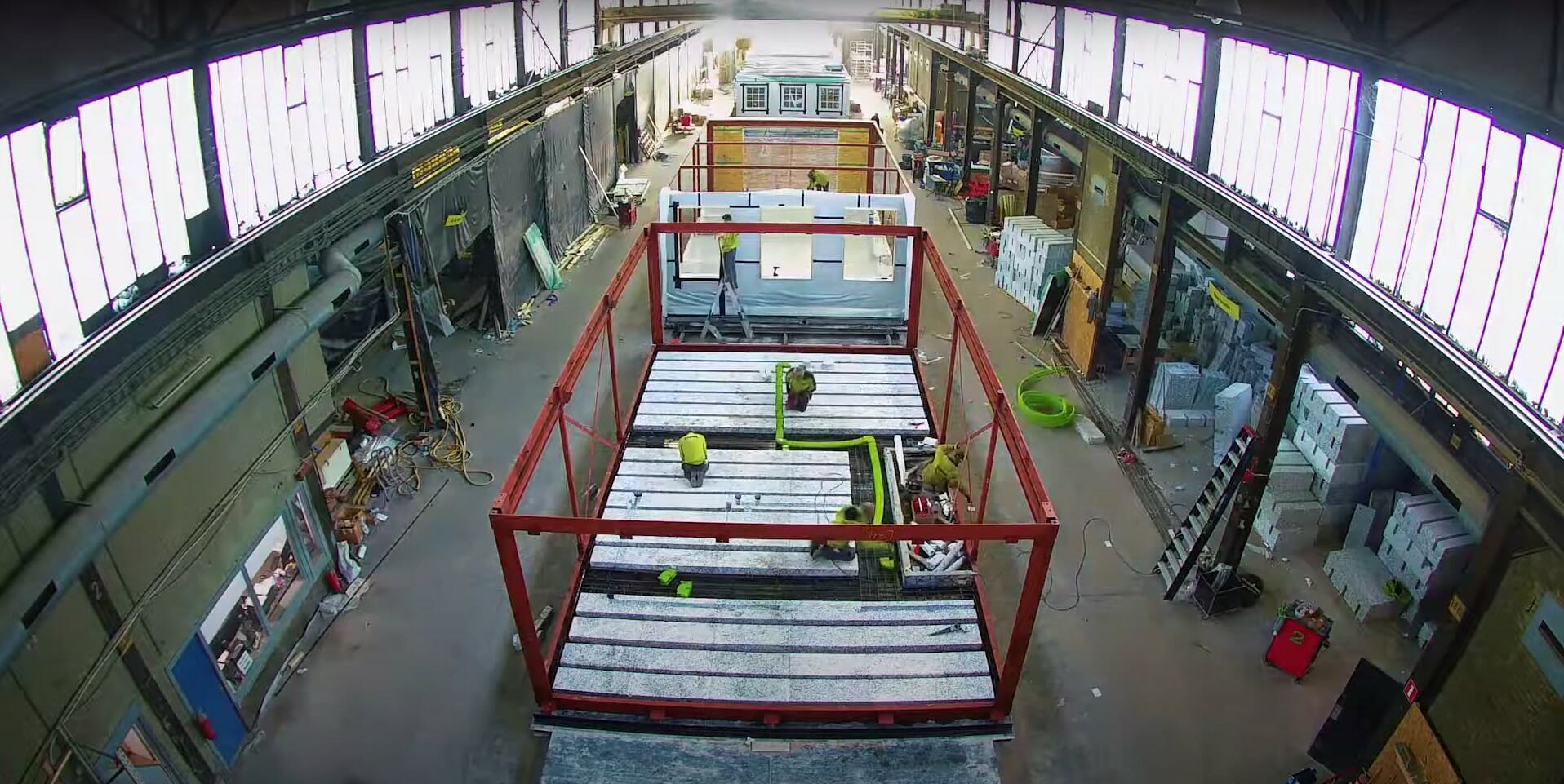 Duurzame woningen bouw en installatie startup